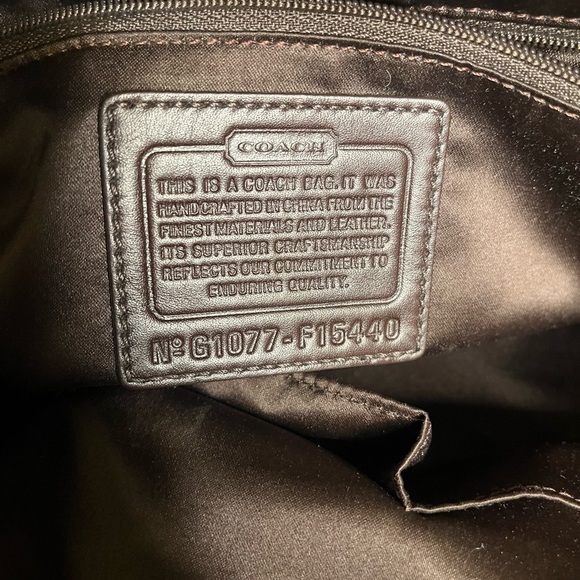 Y2K COACH Ashley Signature Satchel F15440 Rare Find, Classic, Timeless - Picture 12 of 13